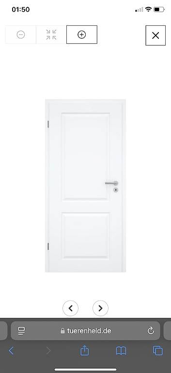 Zimmertür Komplettset mit Zarge