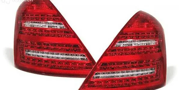 Mercedes S Klasse W221 05-09 LED RÜCKLEUCHTEN ROT KLAR