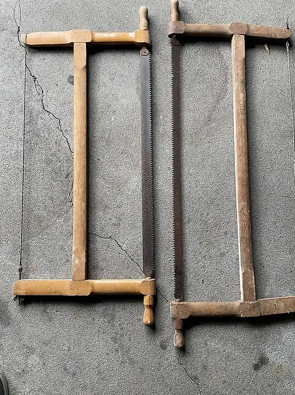 Handsäge 2 Stück Antik