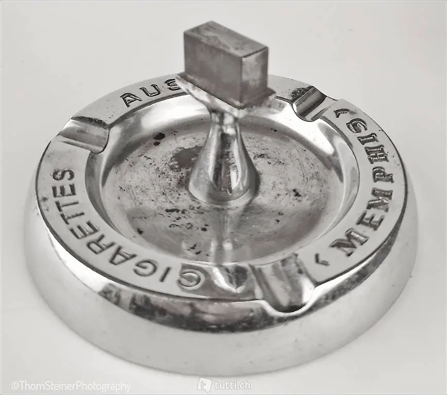 Aschenbecher, Vintage, Guss, Sulzer