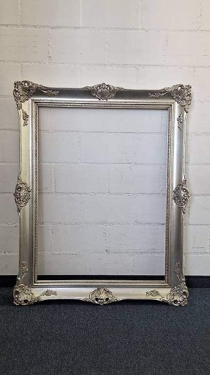 Barock Rahmen silber für Bild/Spiegel