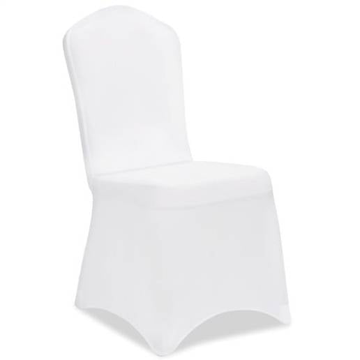 Stuhlhussen Strech weiss