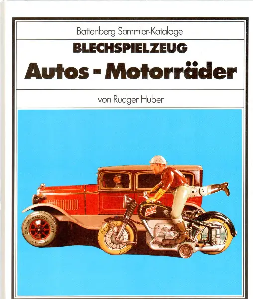 Huber, Blechspielzeug Autos - Motorräder.