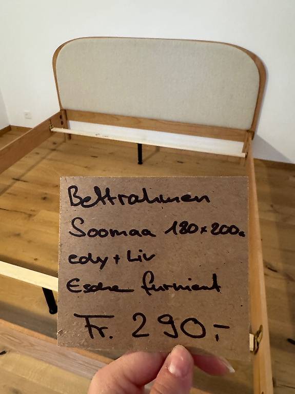 Bettrahmen Pfister Esche massiv