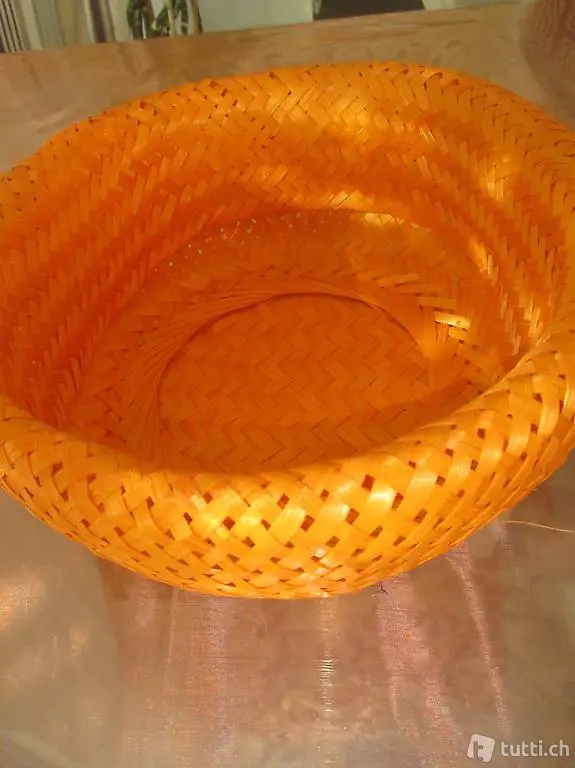 DEKO KORB - Ø ca. 25cm- aus Natur Materialien