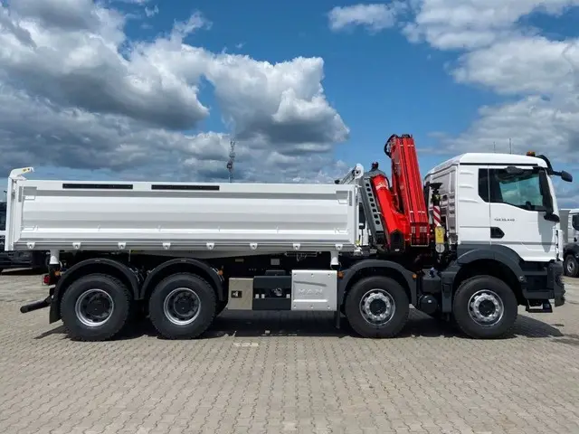man, tgs 35.440 dreiseitenkipper mit fassi, 3-seitenkipper