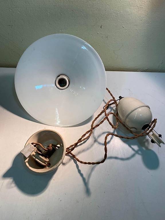 Antike Deckenlampe DM ca. 26.5cm