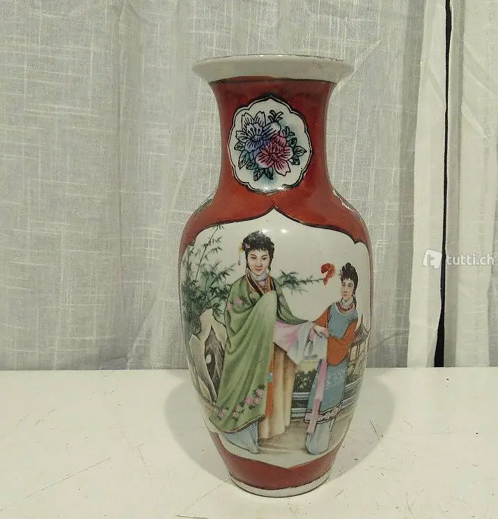  Schöne Vase Japan Porzellan