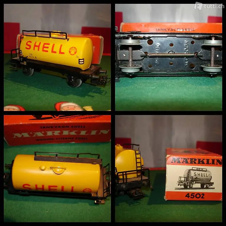 Märklin HO 4502.1 wagon-citerne SHELL en emballage original