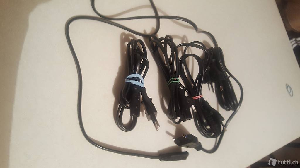 Strom- Netz-Anschlusskabel schwarz ca. 150 cm