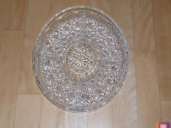 Neuw. Apero-Glasschale - 25 cm Durchmesser