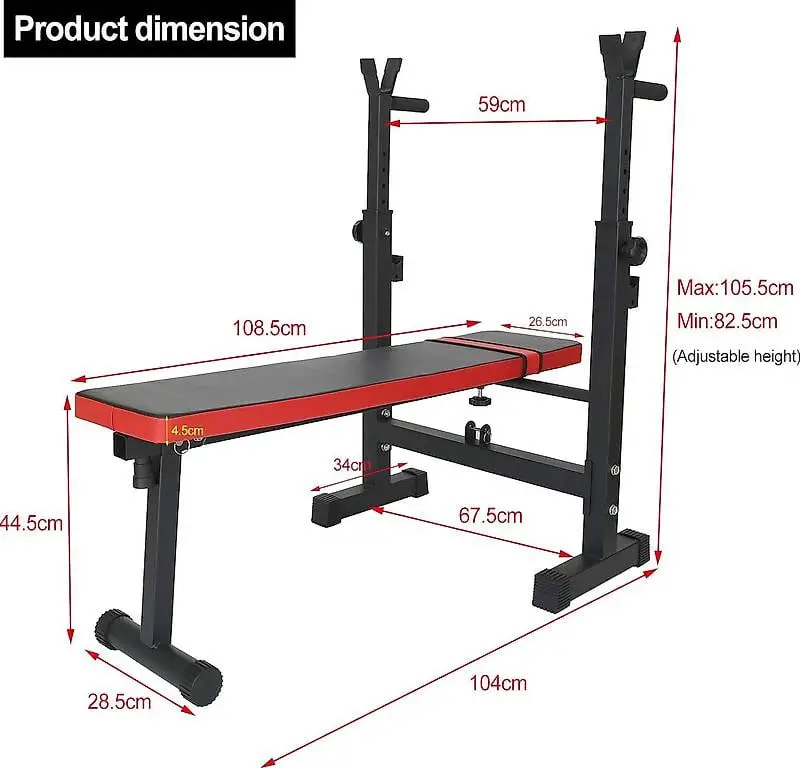 Hantelbank verstellbar
