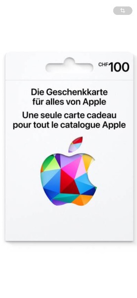 iTunes Karte im Wert von Fr.200.-