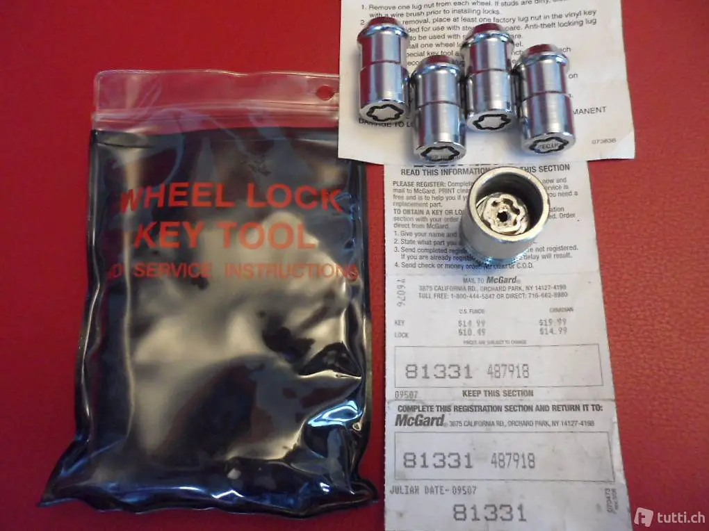 Ford Mustang 2005-2009 Wheel Lock Key Tool