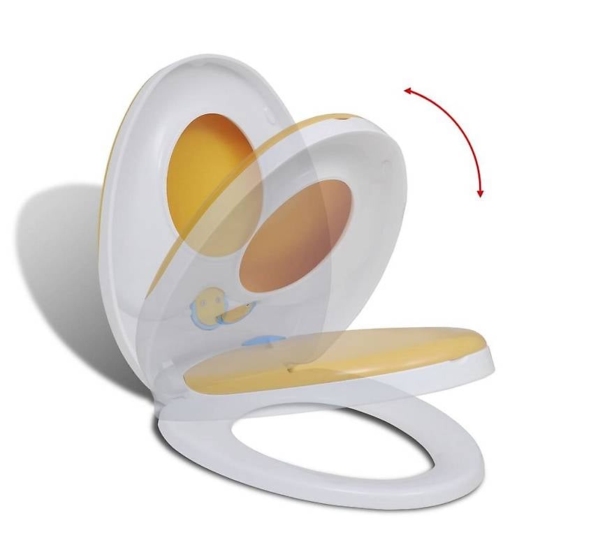 Toilettensitz mit Absenkautomatik Erwachsene/Kinder Weiss & G