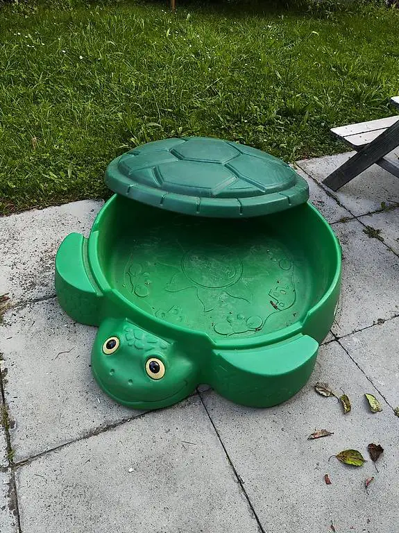 Sandkasten mit Deckel Sandkasten Schildkröte