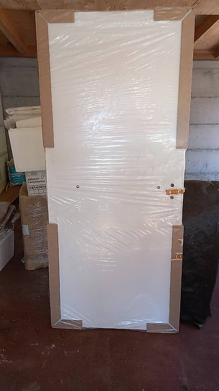 Zimmertüre mit Zarge, weiss 2 Stück