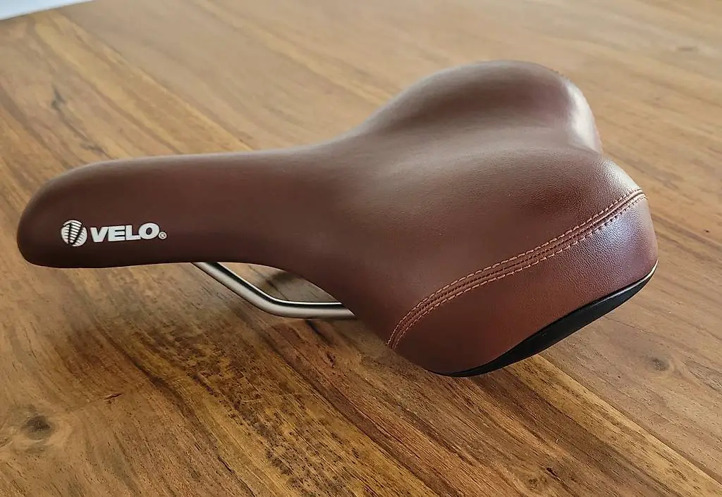 Velosattel braun