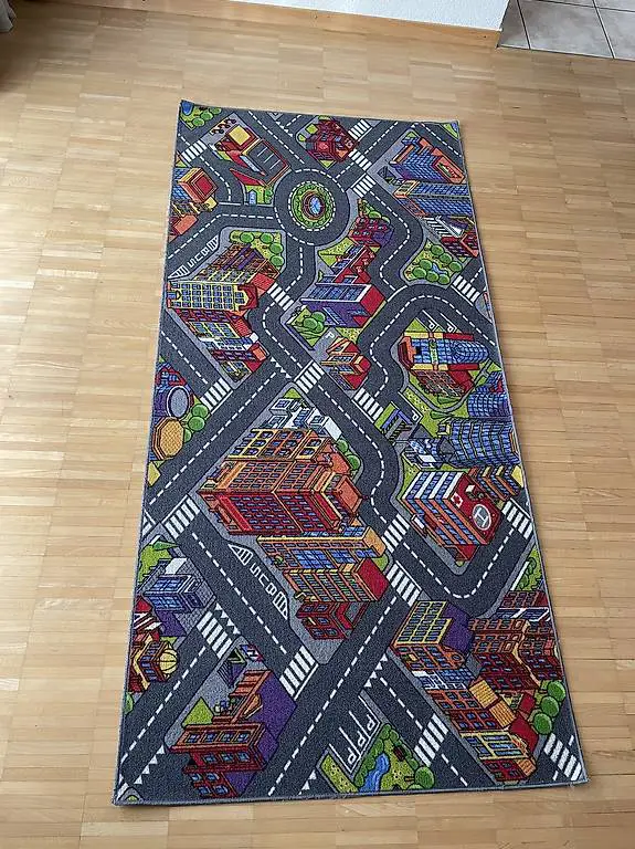 Spielteppich Strasse 200 95cm