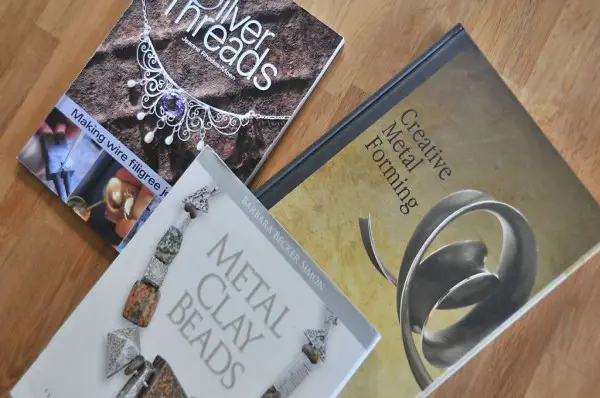 3 Bücher Metal Clay beads/Creative Metal Forming/....