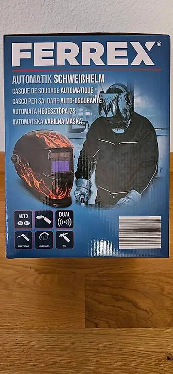 Ferrex Automatik Schweisserhelm, Neu und original verpackt.