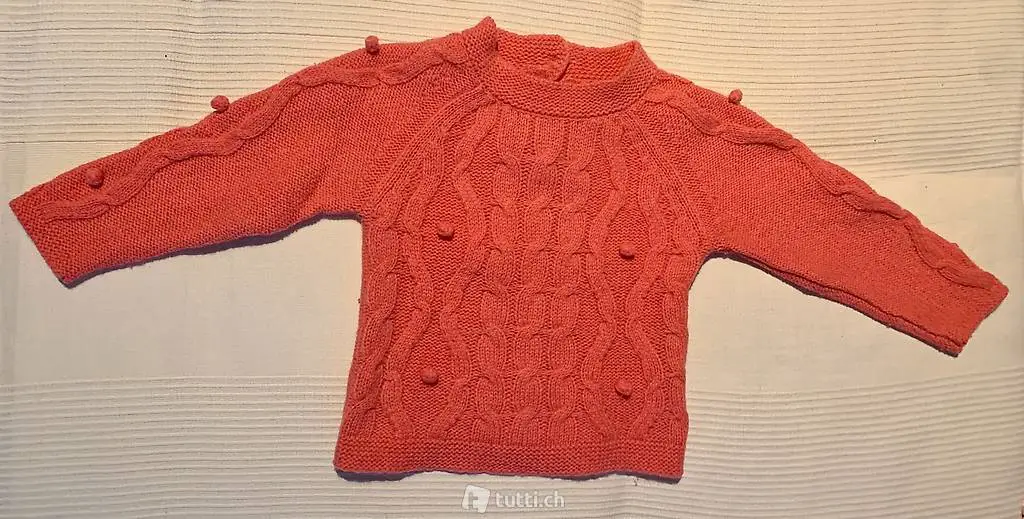 Schöner Winterpullover in pink, Gr. 18-24 Mt. (ca. 92)