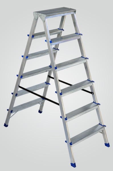 praktische Stufen-Leiter mit 6 Stufen NEU