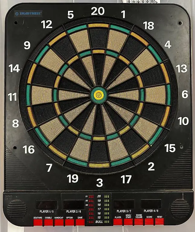 Elektronische Dartscheibe