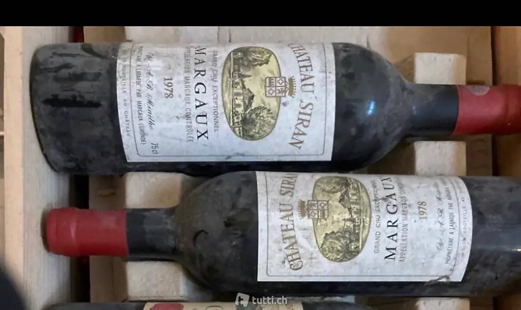 Chateau Siran Margaux grand cru exeptionnel 1978