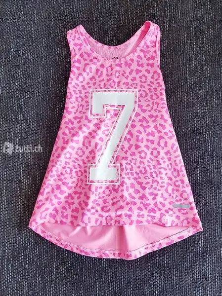 Shirt Sport Top Gr. 110/116 Mädchen