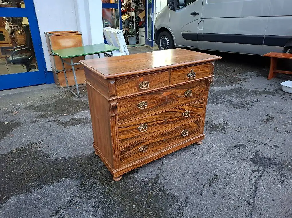 Antike Tannenholz Kommode Massivholz 109 x 54 cm höhe 94 cm