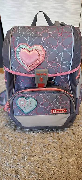Schulrucksack, step by step