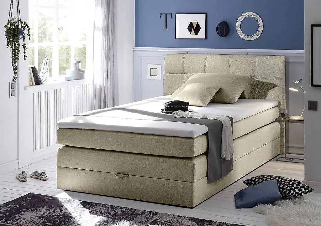 Boxspringbett NEW BEDFORD 3 140x200cm (Neu)