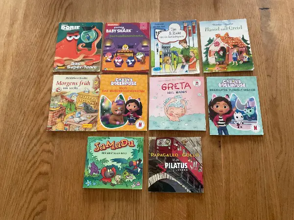 10x kleine Verschiedene Bilderbücher