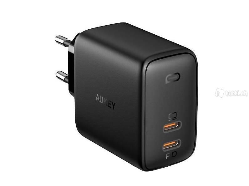  AUKEY USB-Wandladegerät 65W 2-Port - ab Lager