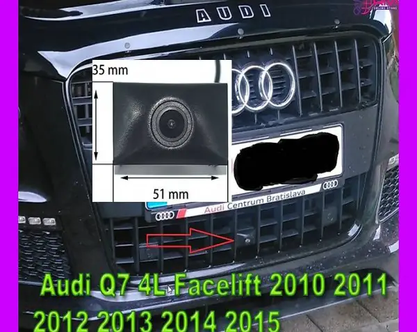  Audi Q7 4L Facelift 2010-2015 Kamera