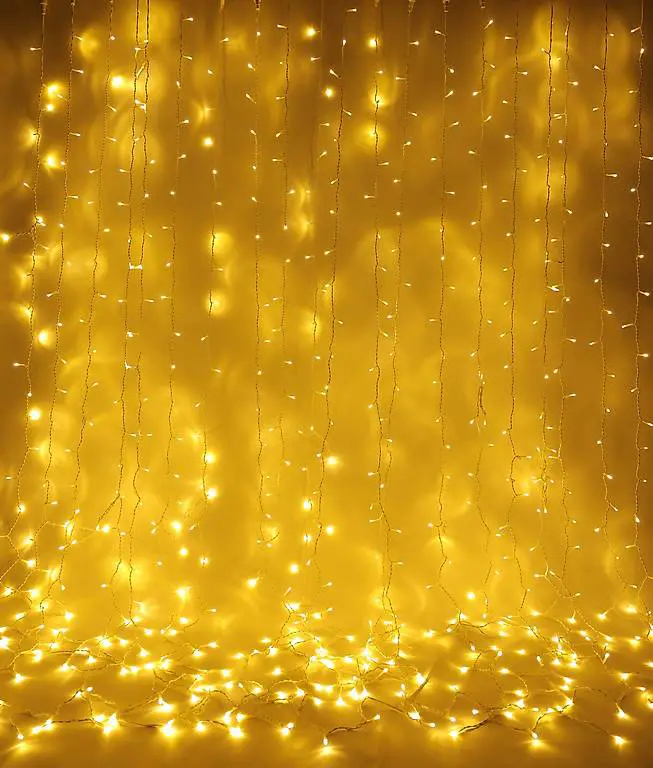  LED Lichtervorhang 3 m warmweiss
