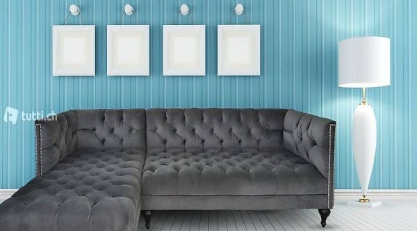  SOFA STOFF TEXTIL DESIGNER GARNITUR STOFFSOFA COUCHEN NO.13