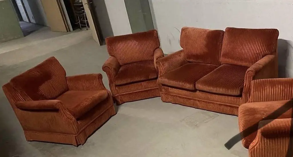 Sitzgruppe 2er Sofa & 2 Sessel