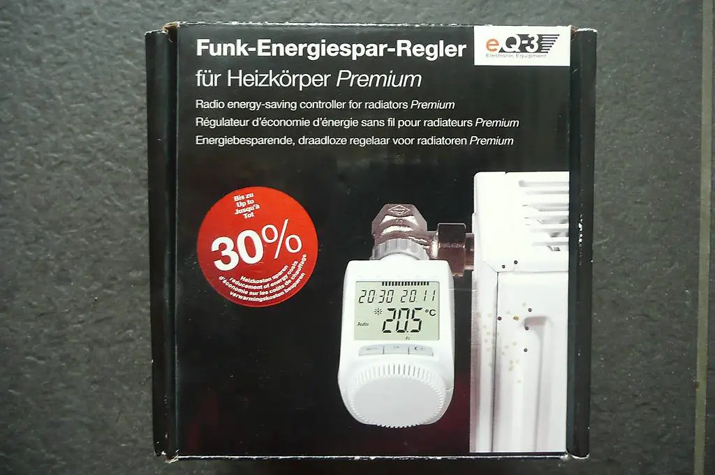 Funk-Energiespar-Regler für Heizkörper Premium