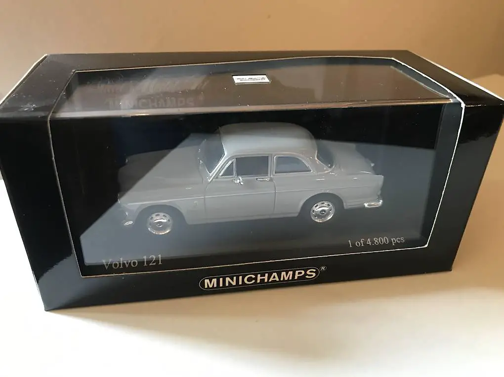 Modellauto Volvo 121 Amazon, grau, 1966, Minichamps, 1:43