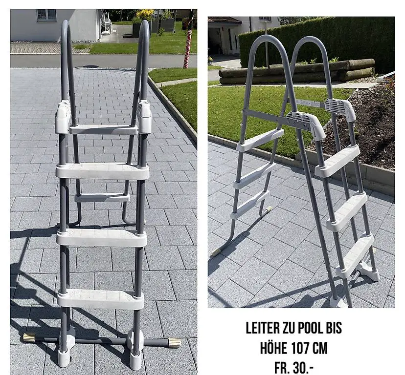 Leiter zu Pool, Preis verhsndelbar