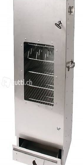 "Neuware " Räucherofen 150x39x33 aus V2A-Edelstahl+Scheibe