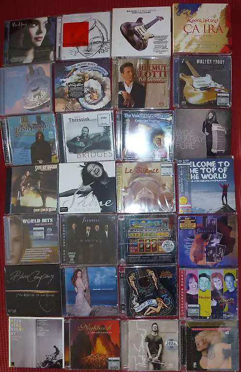 Sammlung von 34 SACDs neu