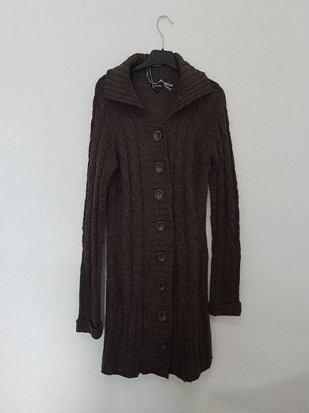 braune Strickjacke / Mantel / Pullover M