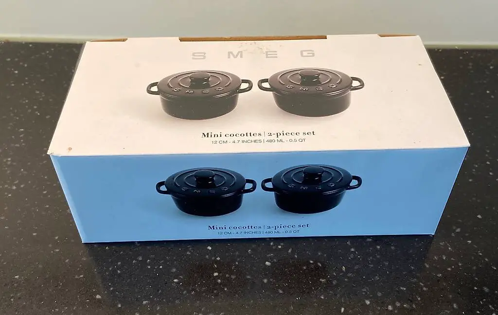 Mini Schmortöpfe von Smeg 12cm 480 ml NEU