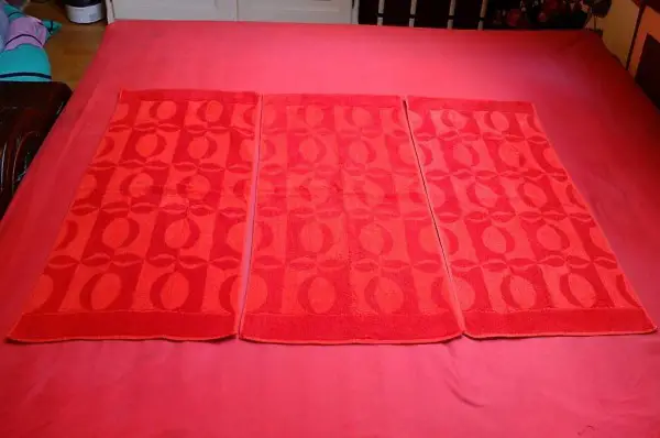 3 Serviette Linge de Bain Badetuch Badewäsche