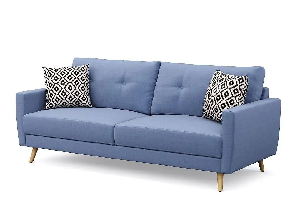 Sofa MANDY 3-Sitzer blau