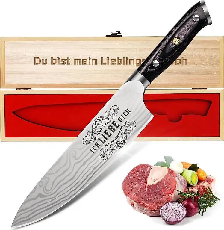 Edles Küchenmesser 34 cm 520 g