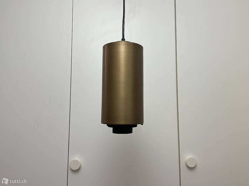 Nordic Design Zylinder Hängelampe 70s Pendellampe vintage